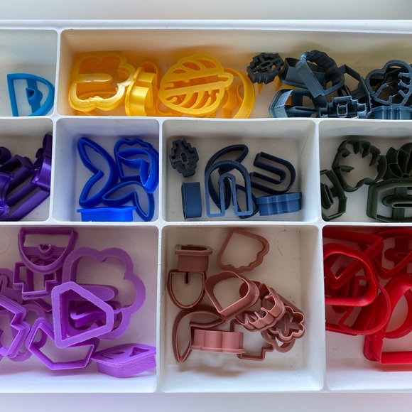 Polymer Clay Cutters- B Grade GRAB BAG 15 random cutters pottery ceramics stamps - Picture 13 of 14